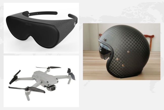 夜明珠高手论坛碳纤维热压成型机在VR/AR、头盔、无人机中的应用